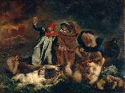 Eugene Delacroix Dante and Vergil in hell oil painting picture wholesale